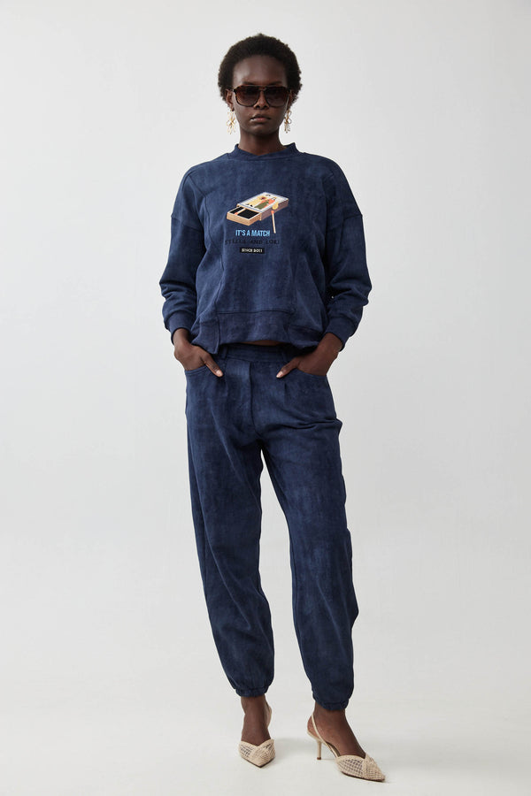 🧦 Autumn/Winter 2025/2026  - Mom’s joggers-Royal Blue