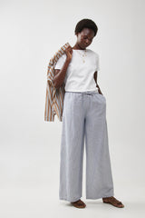 🧦 Autumn/Winter 2025/2026 - Bon Voyage wide leg pants- Sailor Stripes