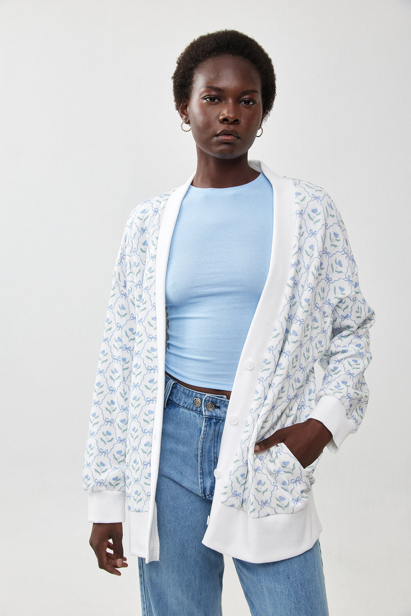 🧦Autumn/Winter 2025/2026  - Saba Cardigan - Violets 🪻