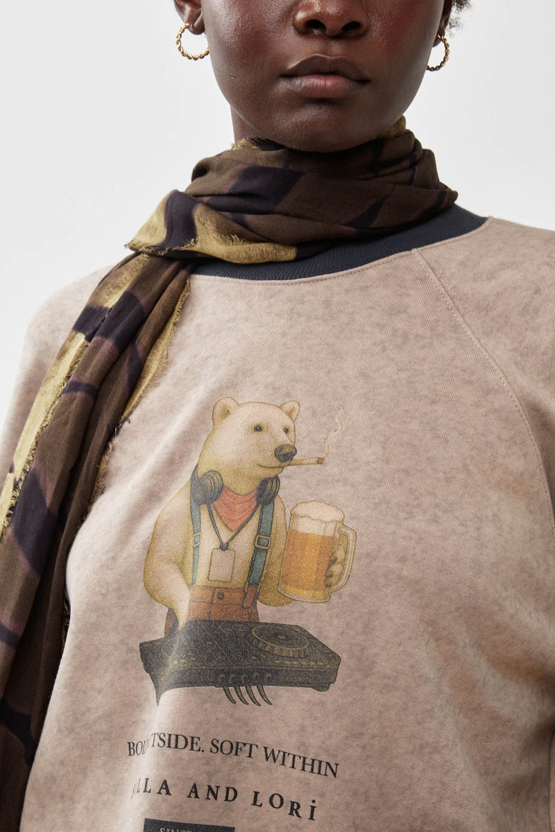 🧦 Autumn/Winter 2025/2026 - Galaxy Sweatshirt - Furry Tales Capsule - DJ Snowbear