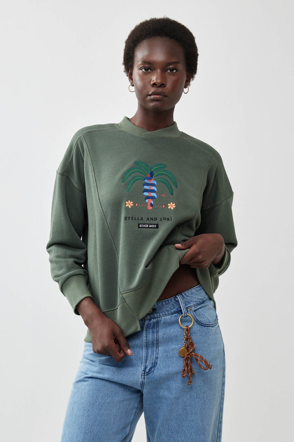 🧦Autumn/Winter 2025/2026- Mr Arthur Sweatshirt - Palm 🌴