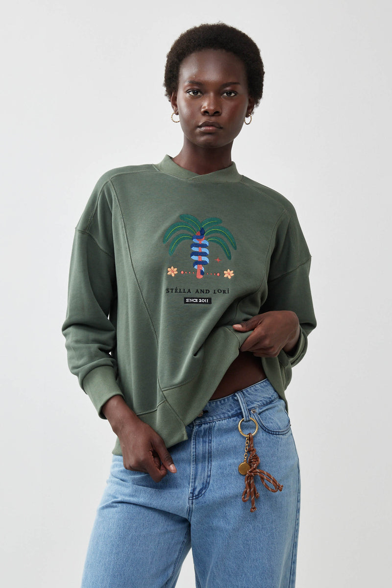 🧦Autumn/Winter 2025/2026- Mr Arthur Sweatshirt - Palm 🌴