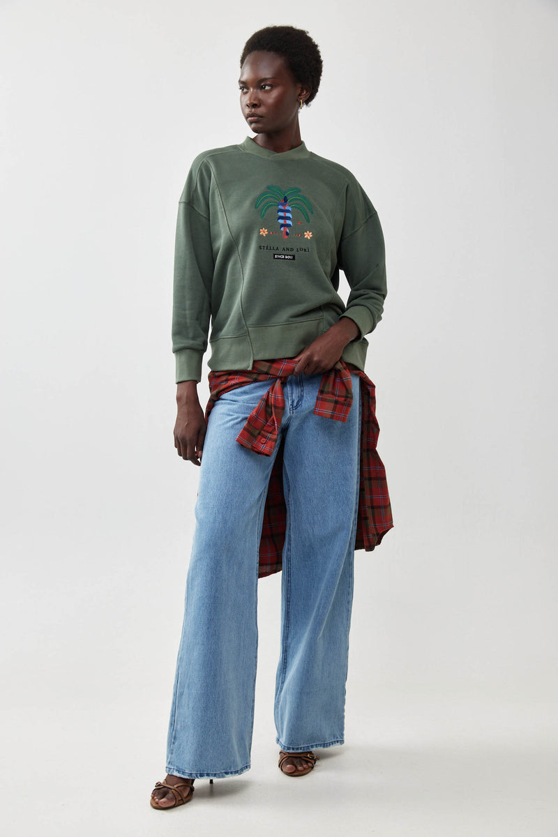 🧦Autumn/Winter 2025/2026- Mr Arthur Sweatshirt - Palm 🌴