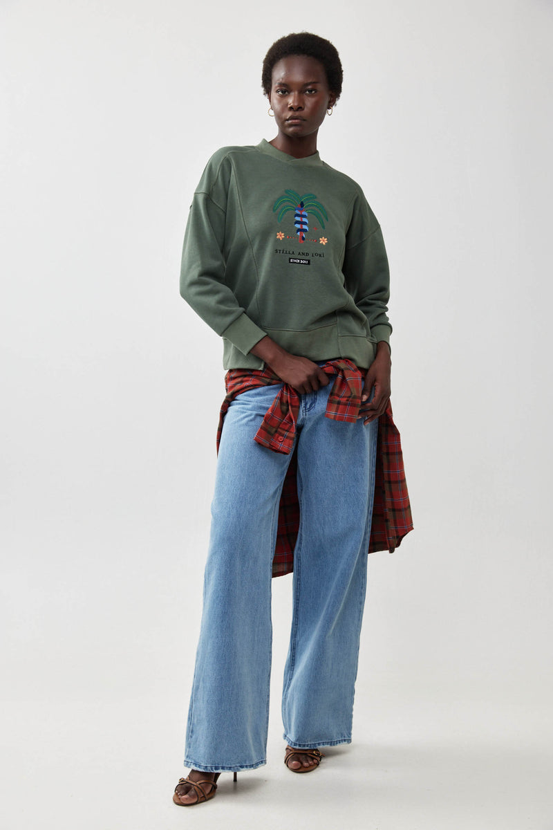 🧦Autumn/Winter 2025/2026- Mr Arthur Sweatshirt - Palm 🌴