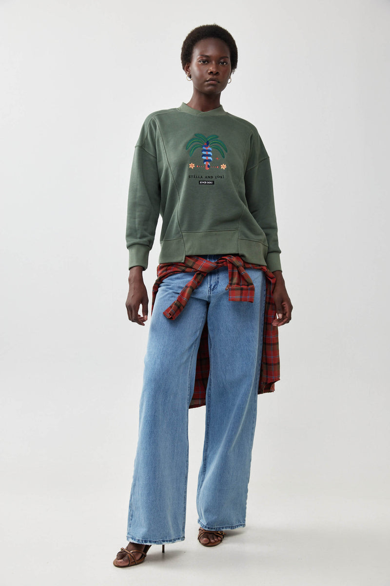 🧦Autumn/Winter 2025/2026- Mr Arthur Sweatshirt - Palm 🌴