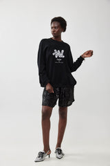 🧦Autumn/Winter 2025/2026 - Galaxy Sweatshirt - 🩹 Dede × Stella and Lori - Galaxy Sweatshirt - Black