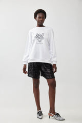 🧦Autumn/Winter 2025/2026 - Galaxy Sweatshirt - 🩹 Dede × Stella and Lori - Galaxy Sweatshirt - White