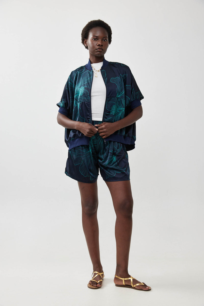 🧦 Autumn/Winter 2025/2026 Asia Bomber - Elegant Navy with Blue collar