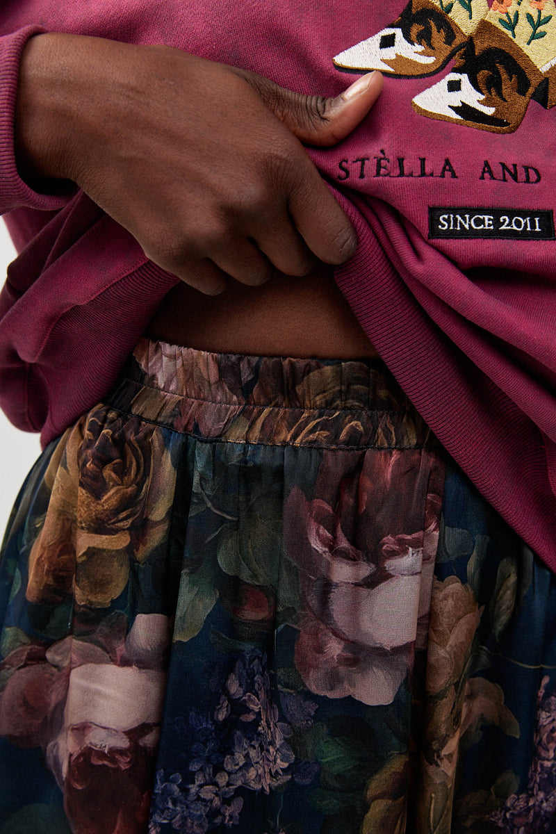 🧦 Autumn/Winter 2025/2026 -Six Senses Skirt -Midnight Bloom
