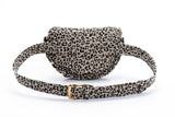 Leather Pouch - Leather Bum Bag - Leopard