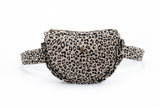 Leather Pouch - Leather Bum Bag - Leopard