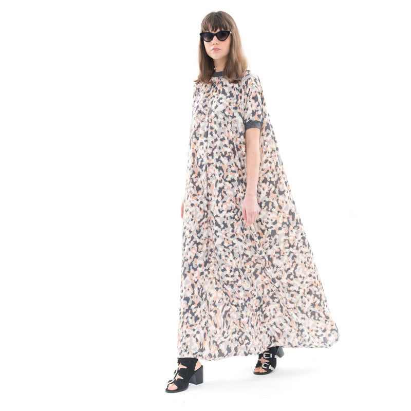 Camouflage Silky Dress