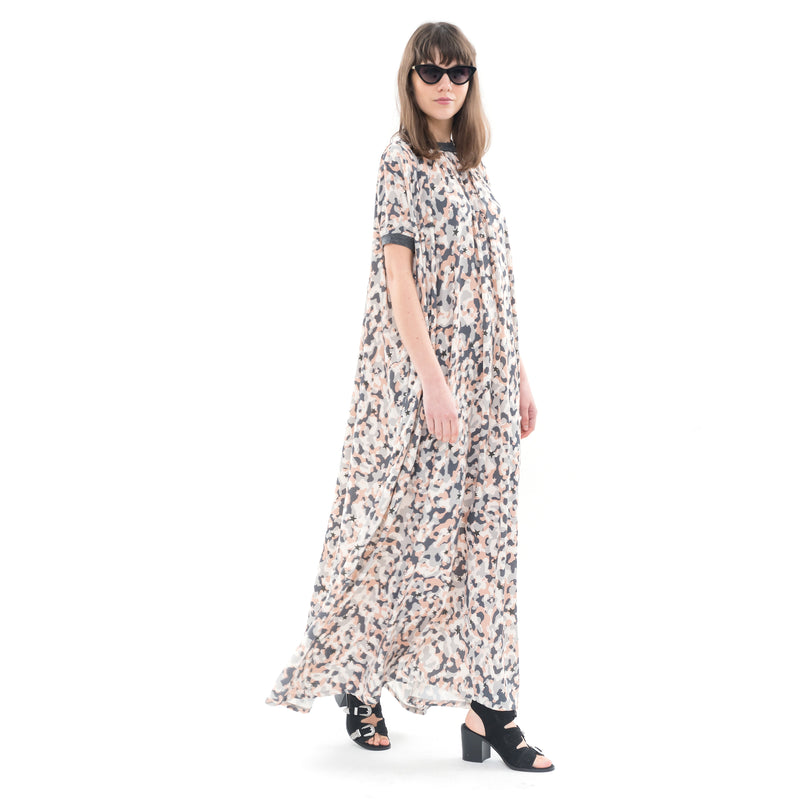 Camouflage Silky Dress