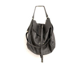 Black Leather Hobo