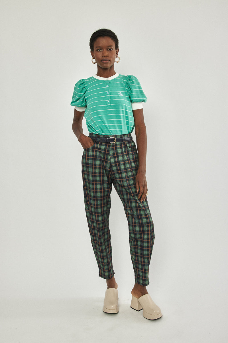 🌼Spring/Summer 2023 - Our interpretation for Mom jeans - Plaid
