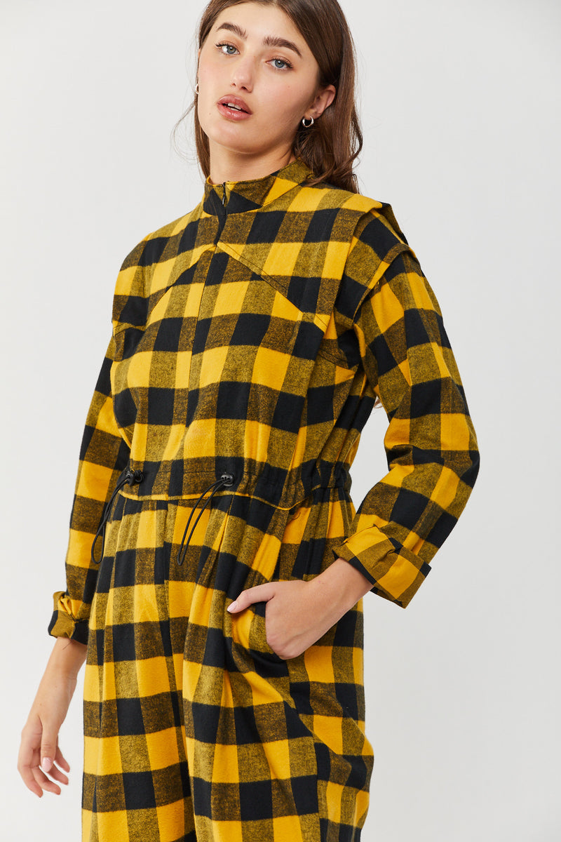 ⛈Winter 2022 - Cain Maxi Jumpsuit - Yellow 🟨⬛️