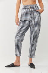 🤴🏻 Prince pants - no belt- size 34-36 Pale Blue checkered - no belt