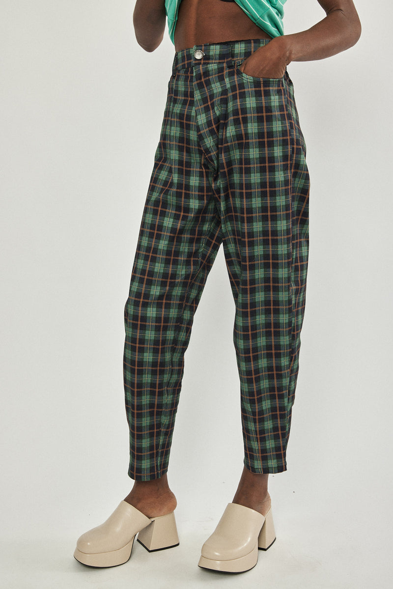 🌼Spring/Summer 2023 - Our interpretation for Mom jeans - Plaid