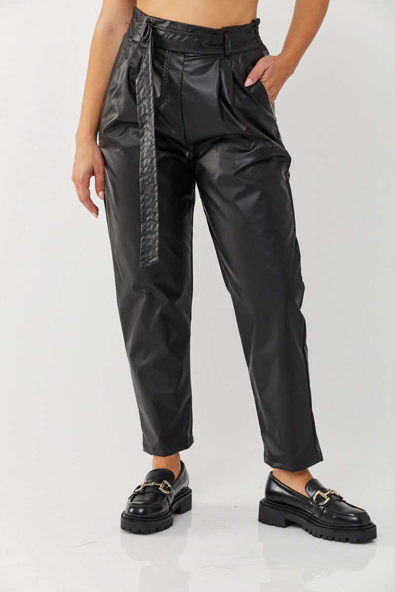 ⛈Winter 2022  - D pants - Black Nylon