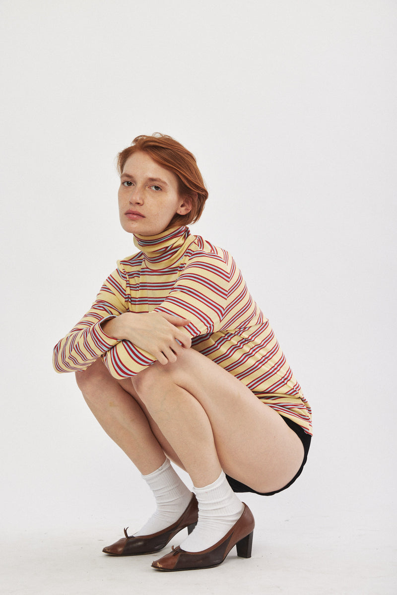 ☃️Winter 2023 -  Turtle neck jumper - Custard