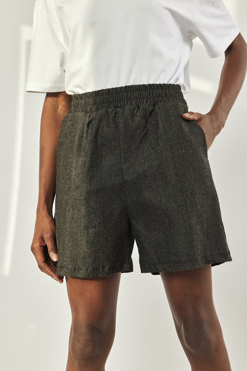 🌼Summer 2023 - The Basketball  🏀 shorts  - Black Denim