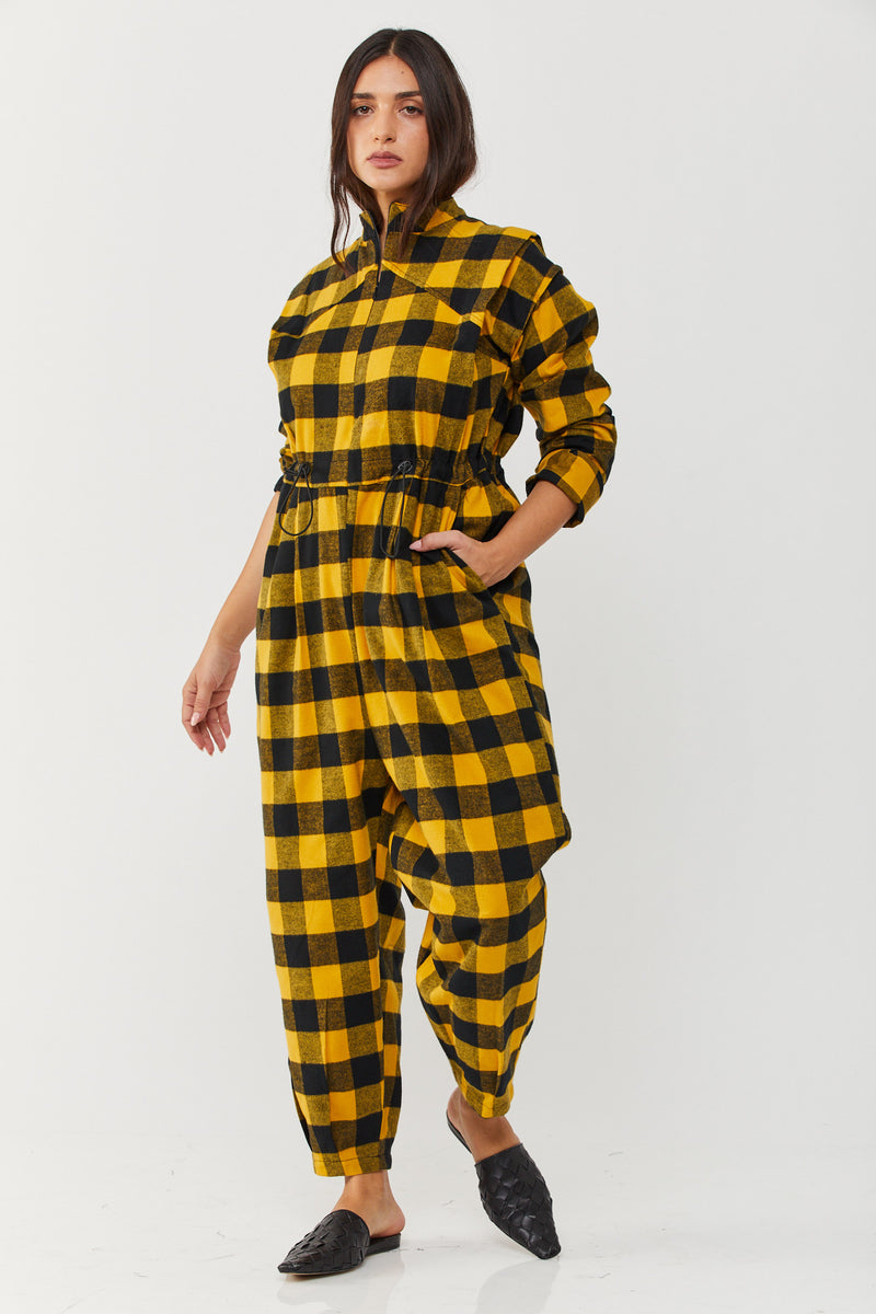 ⛈Winter 2022 - Cain Maxi Jumpsuit - Yellow 🟨⬛️