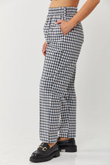 🤴🏻 Prince pants - no belt- size 34-36 Pale Blue checkered - no belt