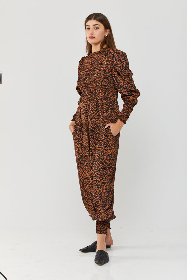 ⛈Winter 2022 - Yefet Jumpsuit - Leopard on black