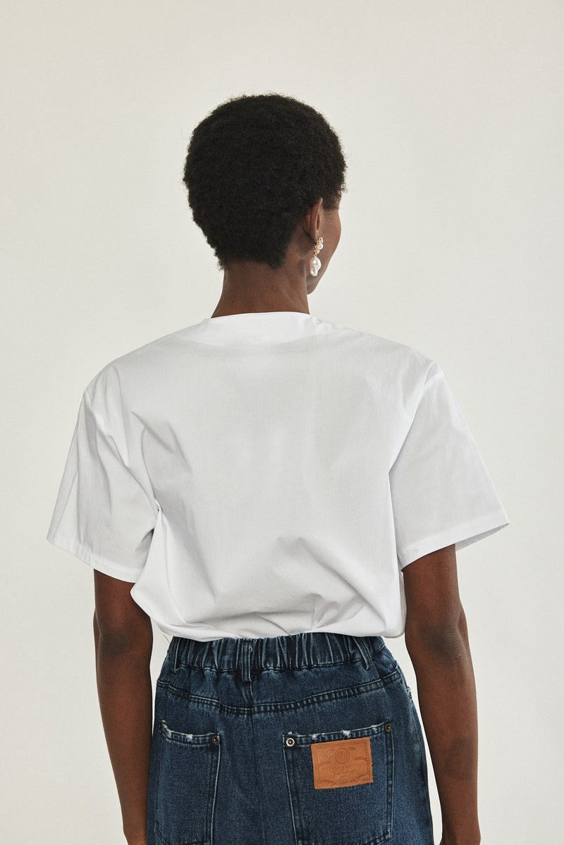 🌼Spring/Summer 2023- Saly Shirt 🔝- White
