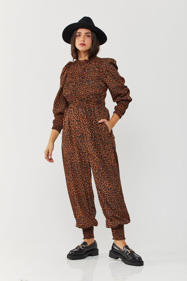 ⛈Winter 2022 - Yefet Jumpsuit - Leopard on black