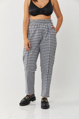 🤴🏻 Prince pants - no belt- size 34-36 Pale Blue checkered - no belt