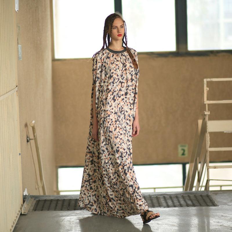 Camouflage Silky Dress
