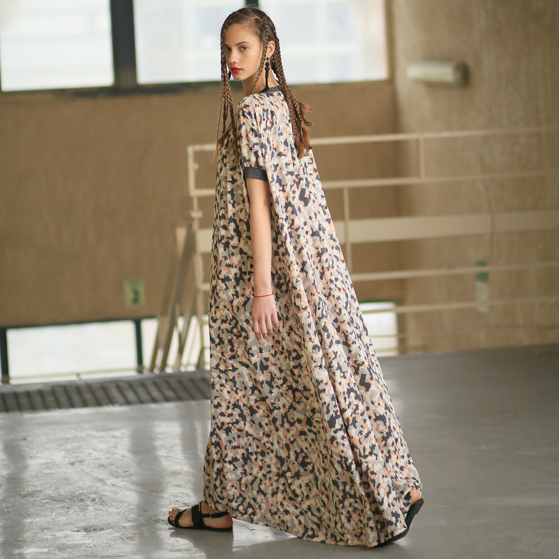 Camouflage Silky Dress