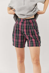 🍦Summer 2022  - Shasha Shorts - Yale Green checkered