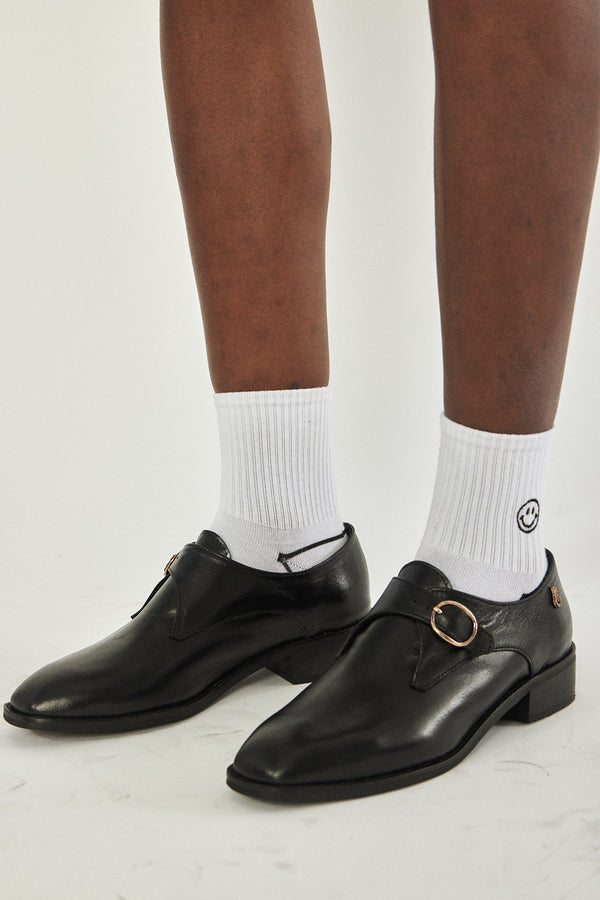 Summer 2023- Monk shoes- Tsuki" 月 -in Black 1