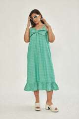 🌼Spring/Summer 2023 - 🎀 Bow dress - Retro green