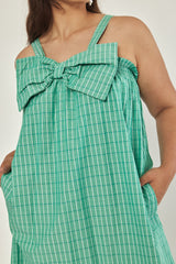 🌼Spring/Summer 2023 - 🎀 Bow dress - Retro green