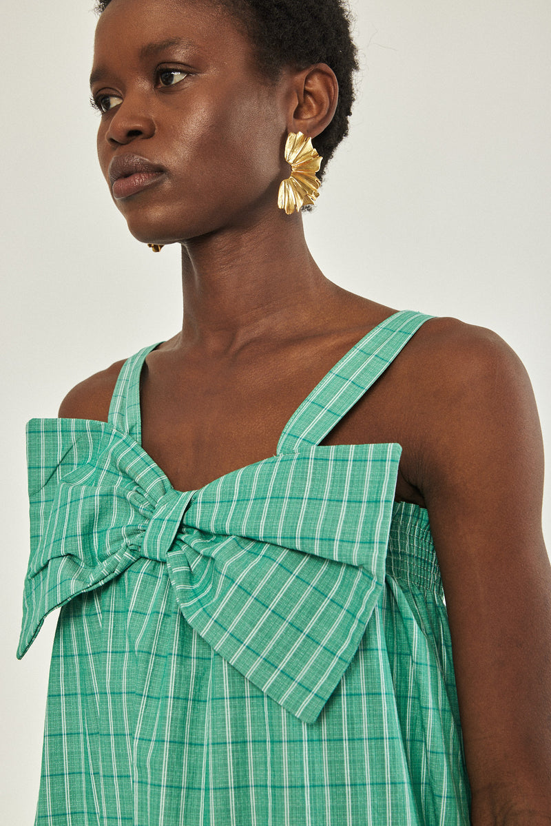 🌼Spring/Summer 2023 - 🎀 Bow dress - Retro green