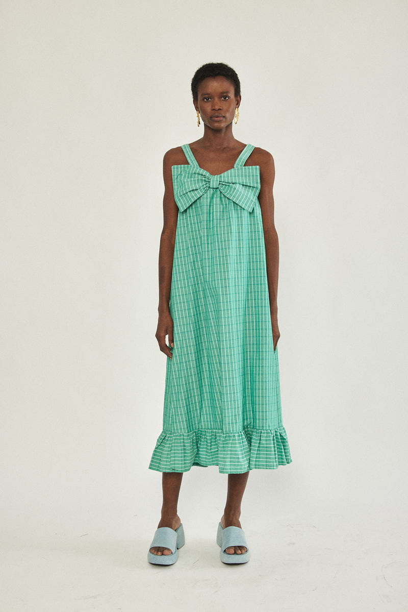🌼Spring/Summer 2023 - 🎀 Bow dress - Retro green