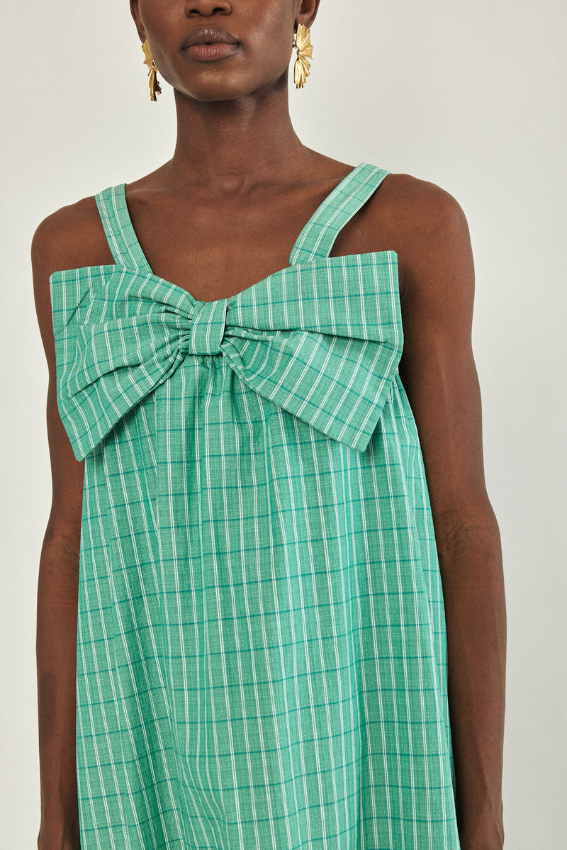 🌼Spring/Summer 2023 - 🎀 Bow dress - Retro green