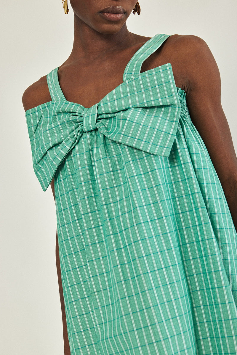 🌼Spring/Summer 2023 - 🎀 Bow dress - Retro green