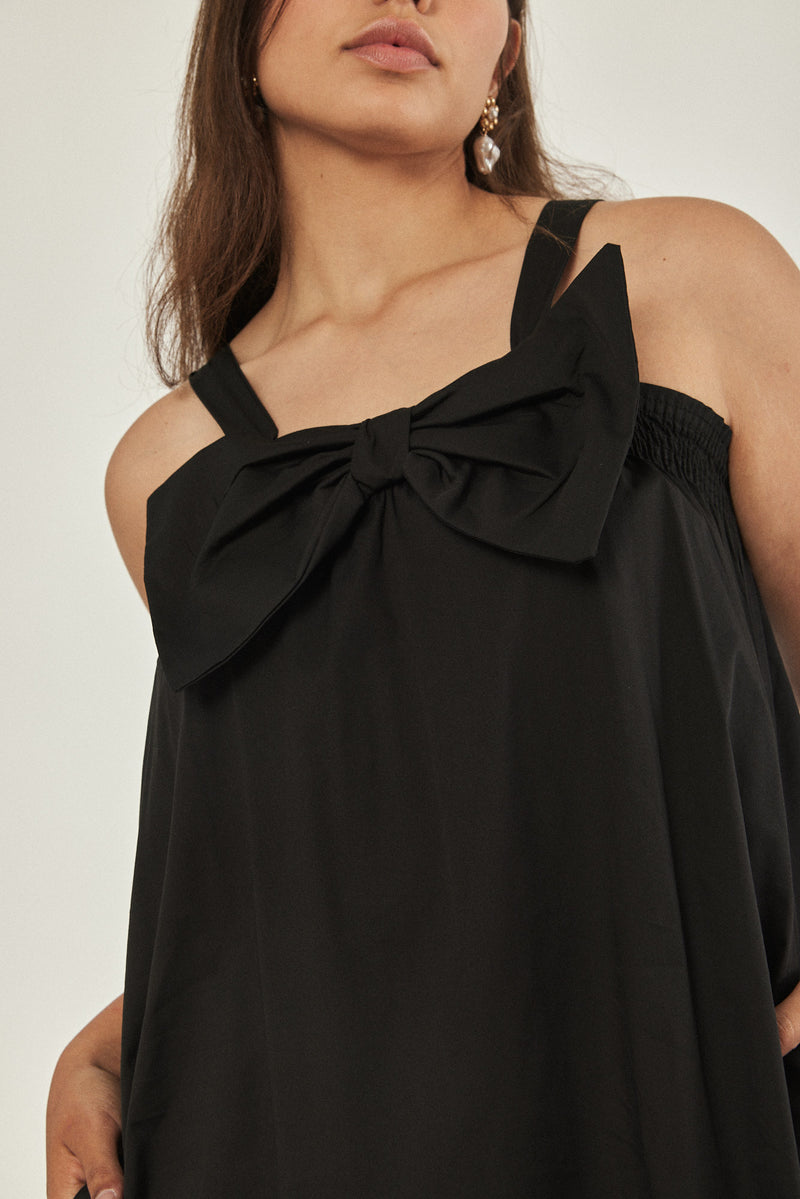 🌼Spring/Summer 2023 - 🎀 Bow dress - Black