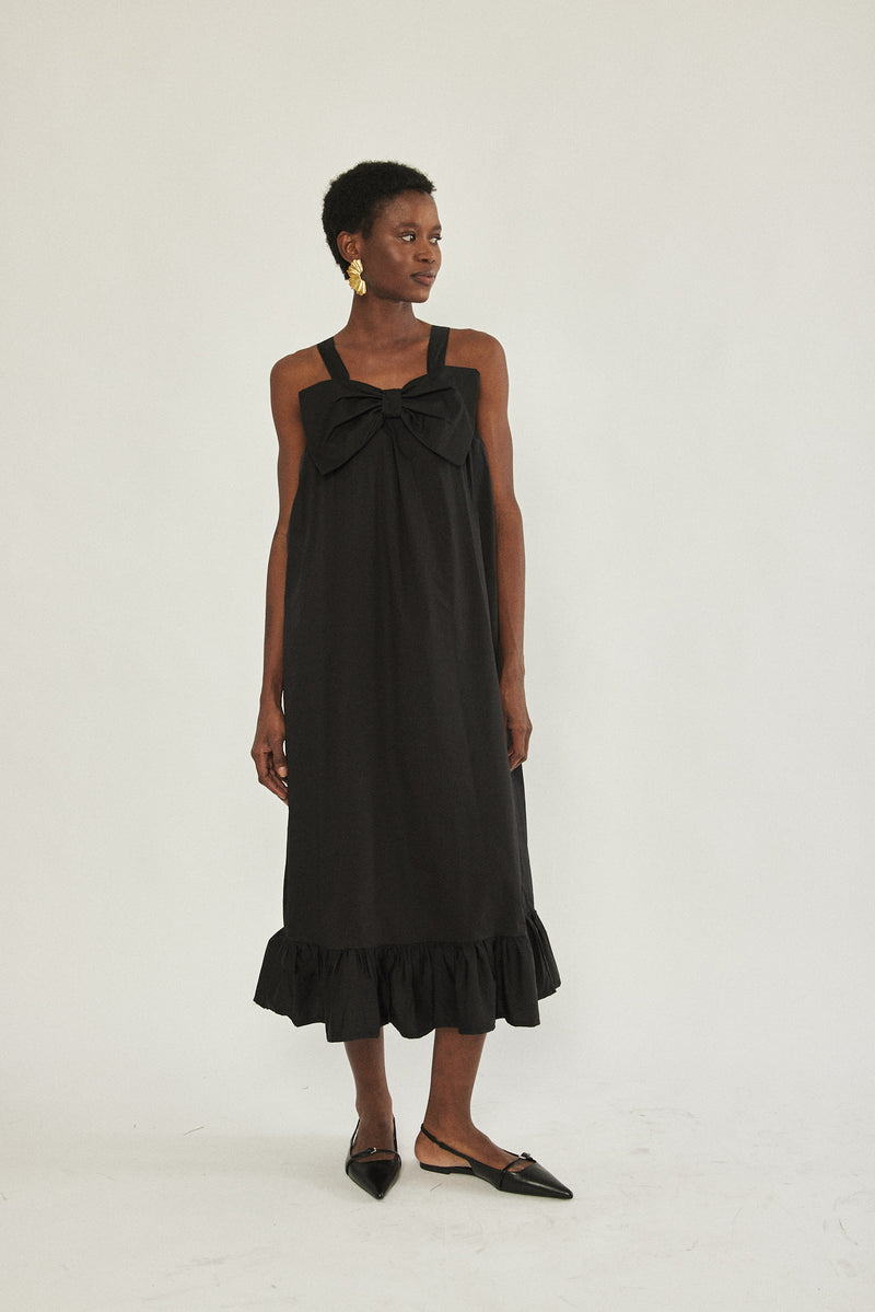 🌼Spring/Summer 2023 - 🎀 Bow dress - Black