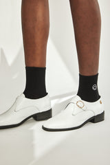 Monk shoes- Tsuki" 月 -in White 1