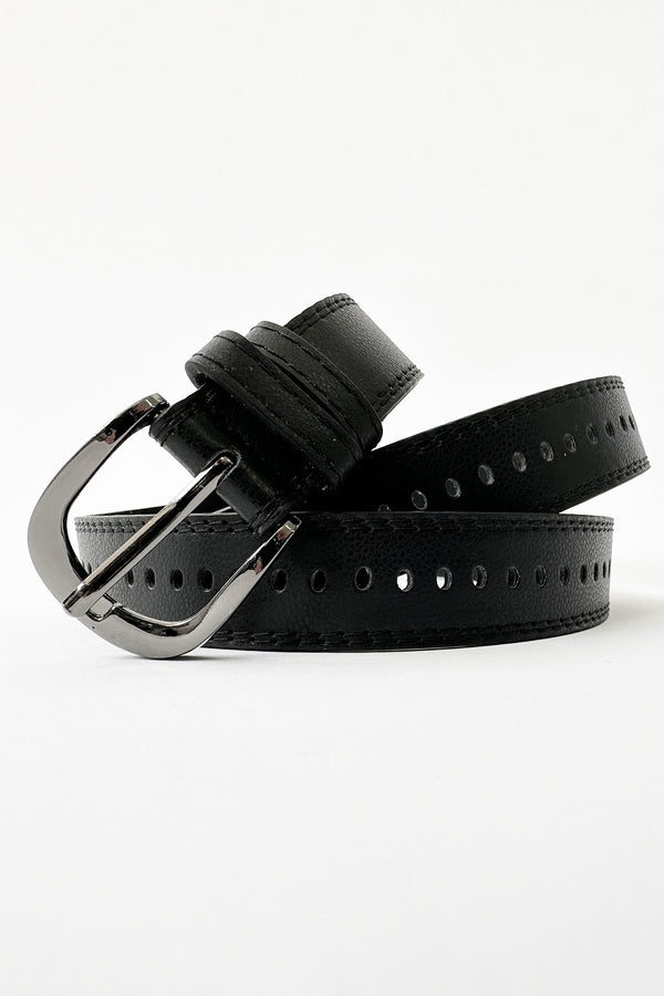 Black Vegan 🌱 belt (faux leather)