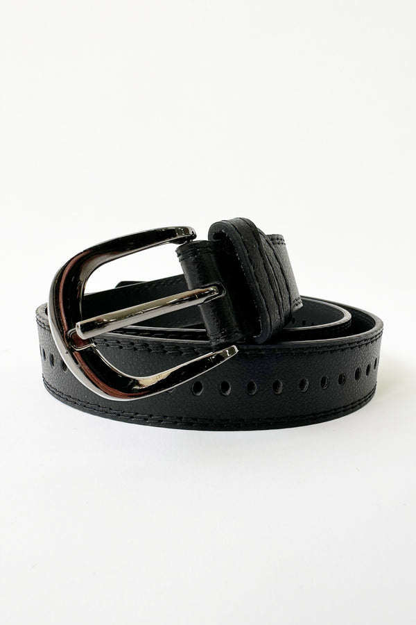 Black Vegan 🌱 belt (faux leather)